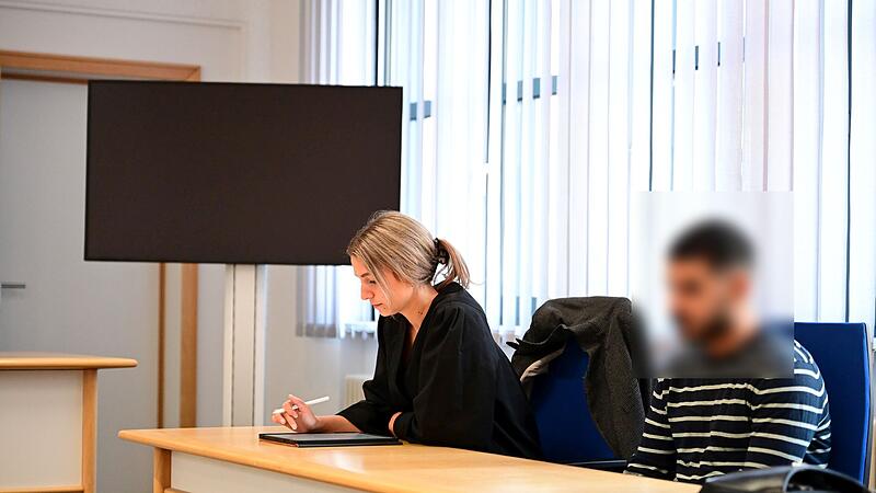 Rechtsanw&auml;ltin Carolin Redai aus Bamberg und der Angeklagte