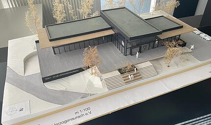 Golf Club HerzogenaurachGolf Club Herzogenaurach Das Modell für das neue Vereinshaus.