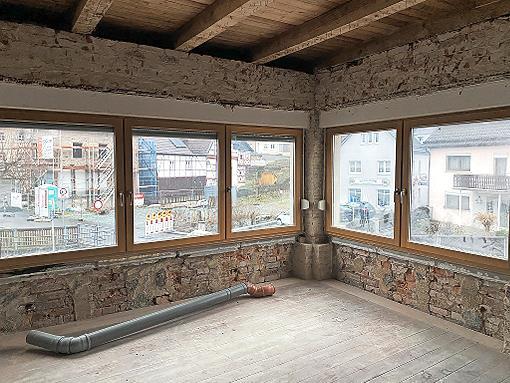 Das Haus Marktplatz 11/12 wird entkernt.