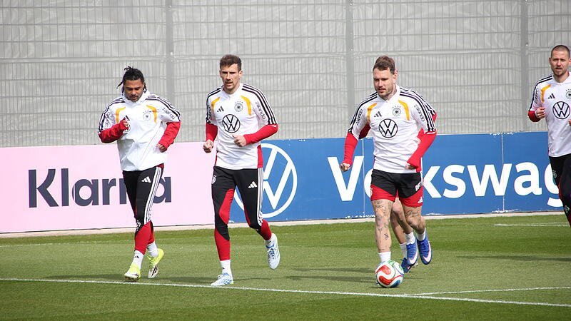 Ende Mai kommt die Deutsche Fußballnationalmannschaft wieder nach Herzogenaurach. Vor allem ie Nominierung des Franken David Raum (am Ball) gilt als gesichert. Ende Mai kommt die Deutsche Fußballnationalmannschaft wieder nach Herzogenaurach. Vor allem ie Nominierung des Franken David Raum (am Ball) gilt als gesichert.