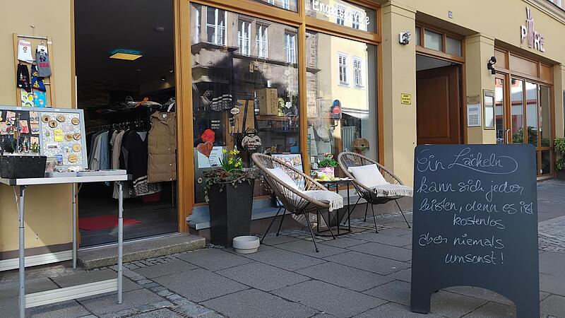 Der Second-Hand-Laden Secondo Engelservice in der Coburger Innenstadt