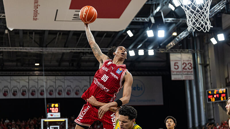 Wuchs in der zweiten Halbzeit über sich hinaus: Bambergs Guard Austin Crowley Wuchs in der zweiten Halbzeit über sich hinaus: Bambergs Guard Austin Crowley