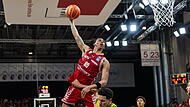Wuchs in der zweiten Halbzeit über sich hinaus: Bambergs Guard Austin Crowley Wuchs in der zweiten Halbzeit über sich hinaus: Bambergs Guard Austin Crowley