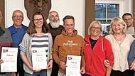 Unser Bild zeigt die Geehrten mit G. St&uuml;rzenberger, S. Kleinhenz, M. Huxol, Quardian Klinger, M. Scharf, I. Aigner, S. Friedrich, A. Schlereth und K. Kaspar.
