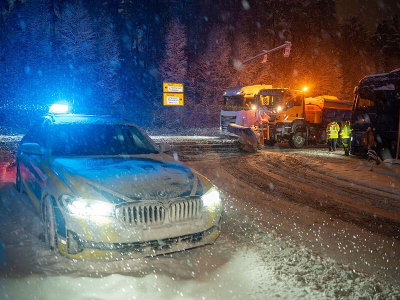 Schnee in Unterfranken