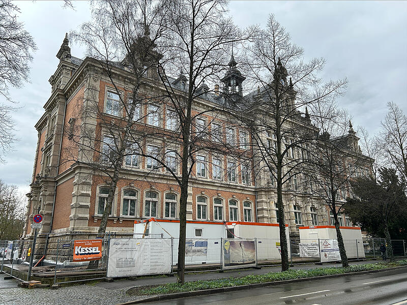 Die Sanierung der R&uuml;ckertschule in Coburg ist bald abgeschlossen.
