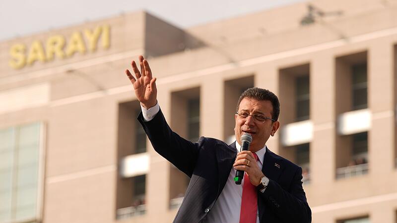 Istanbuls B&uuml;rgermeister Ekrem Imamoglu vor seiner Inhaftierung
