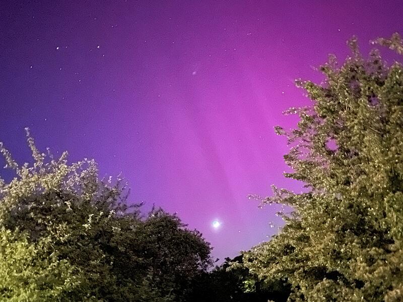 Polarlichter über Kronach 2024Polarlichter über Kronach