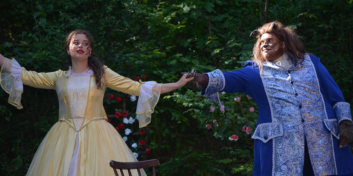 Märchen „Die Schöne und das Biest“ ist auf Waldbühne Heldritt zweite
