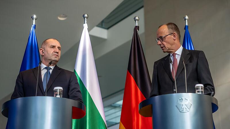 Kanzler Merz empfängt Bulgariens Premier Radew Kanzler Merz empfängt Bulgariens Premier Radew