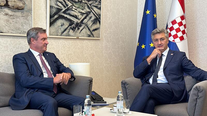Ministerpr&auml;sident S&ouml;der in Kroatien