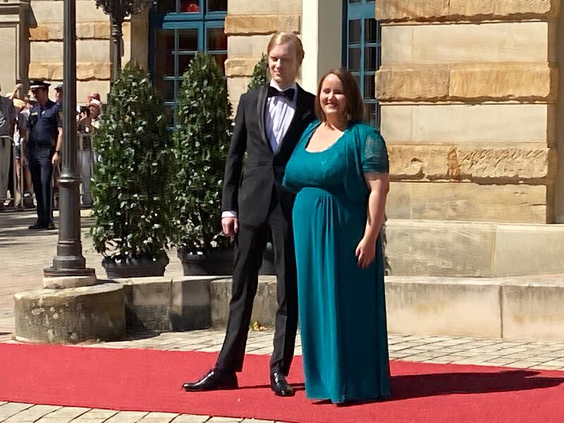 Grünen-Chefin Ricarda Lang bei den Bayreuther Festspielen