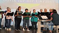 Der Kirchenchor Ulsenheim beim Charity-Konzert in der Fortuna Kulturfabrik H&ouml;chstadt.