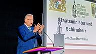 Feuerwehr Memmelsdorf Innenminister Joachim Herrmann (CSU) spricht in Memmelsdorf.