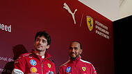 Puma beging im Vorjahr das 20-jährige Jubiläum der Partnerschaft mit Ferrari - und feierte auch mit Charles Leclerc und Lewis Hamilton. Puma beging im Vorjahr das 20-jährige Jubiläum der Partnerschaft mit Ferrari - und feierte auch mit Charles Leclerc und Lewis Hamilton.