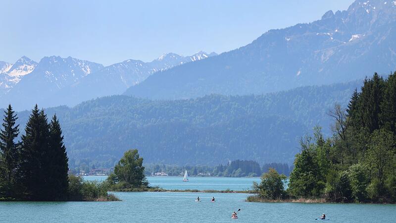 Sommerliches Wetter - Bayern Sommerliches Wetter - Bayern