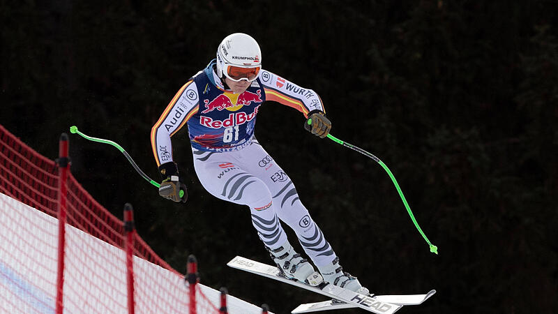 ALPINE SKIING - FIS WC Kitzbuehel Die letzten Meter von Jacob Schramm auf einer Rennpiste für lange Zeit: Kurz nach dieser Aufnahme beim Training in Kitzbühel stürzte der Frankenwälder schwer und verletzte sich an beiden Knien.