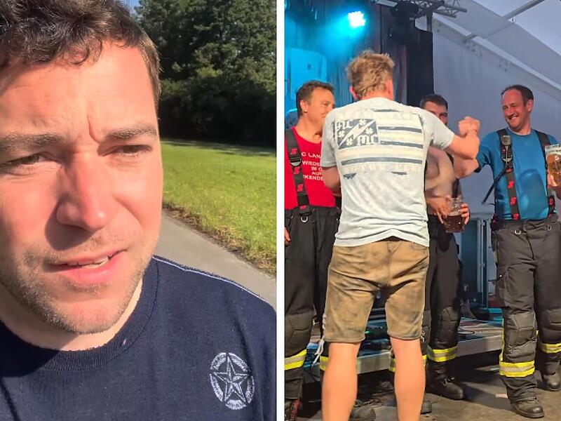 "Dorfrocker" feiern Feuerwehr nach Einsatz - harsche Kritik im Netz "Dorfrocker" feiern Feuerwehr nach Einsatz - harsche Kritik im Netz