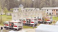 Das Bild einer Notfallübung auf einem Truppenübungsplatz in Brandenburg. &#160;&#160;
