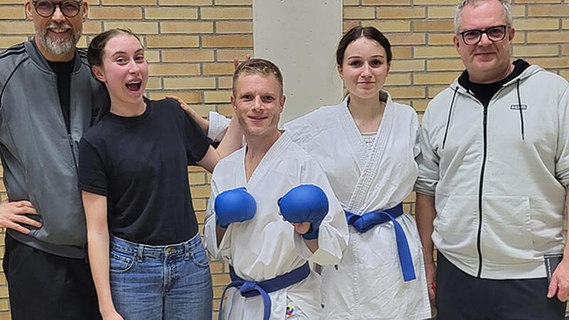 Unser Bild zeigt das Team vom TV/DJK Hammelburg mit Joachim Pabst (von links), Theresia Müller, Patrick Janson, Valentina Trost und Stefan Giesel.