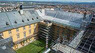 Das Kloster Michaelsberg wird umfassend saniert. 2026 ist die Wiedereröffnung geplant.