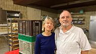 Antonie und Hermann Metz schließen die Bäckerei Wolf/Metz in Fuchsstadt Ende 2024.