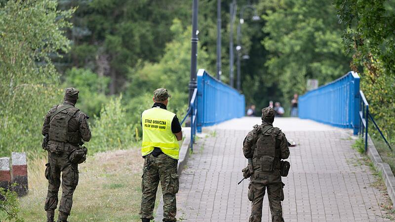 Kontrollen an der deutsch-polnischen Grenze - Penzig