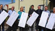 Martin Burda, Puckenhof Erlangen, Dietrich F&auml;rber, Elterninitiative krebskranker Kinder Erlangen, Flora Heinlein, Hospizverein Forchheim, Oliver Flotow, B&uuml;rgerstiftung Erlangen, Christian Reckziegel, Siemens, Peter Pfann, Lebenshilfe Forchheim und...Forchheim & Fr&auml;nkische Schweiz