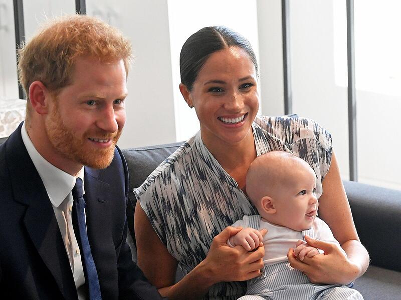 Harry, Meghan und Prinz Archie Harry, Meghan und Prinz Archie