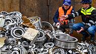 Rund zehn Tonnen gefälschte Wälzlager hat Schaeffler in Schweinfurt jüngst vernichten lassen.