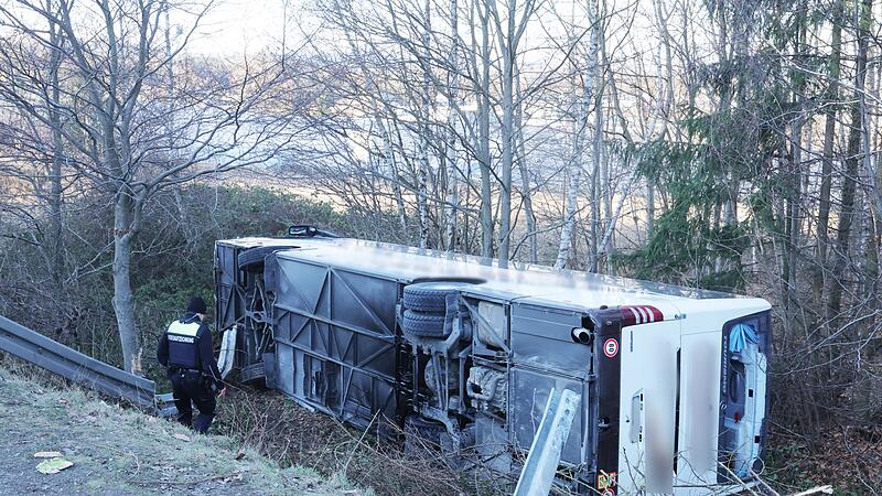 Busunfall in Th&uuml;ringen