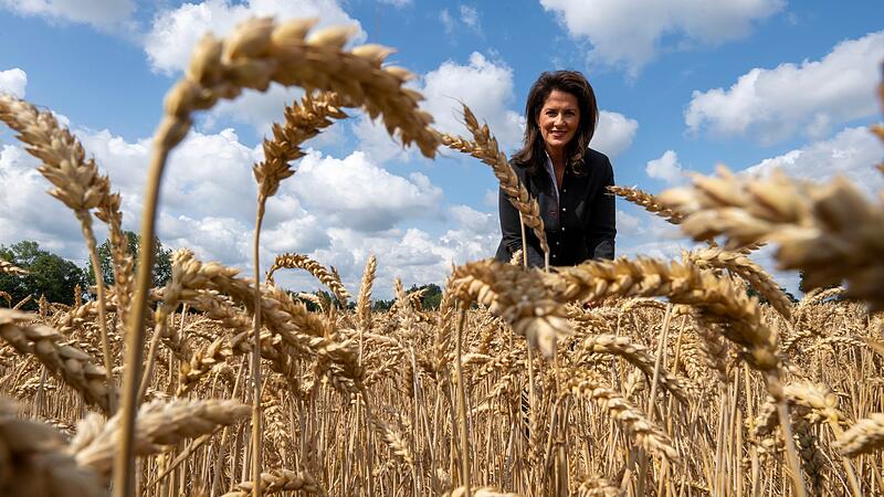 Ernte-Pressefahrt der bayerischen Landwirtschaftsministerin
