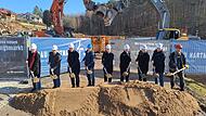 Symbolischer Spatenstich: In Prisendorf ist am Freitag (20.02.26) der Startschuss f&uuml;r den Bau eines neuen Edeka-Marktes gefallen.