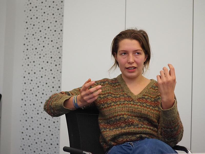 Die 21-j&auml;hrige Helena Lakemann ist Vorstandssprecherin der  Coburger Gr&uuml;nen.