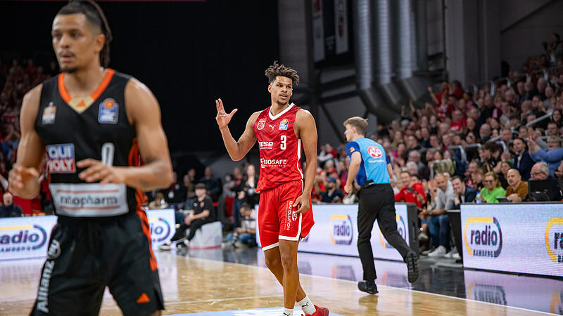 Gabriel Kuku traf zwei Dreier gegen Ulm.