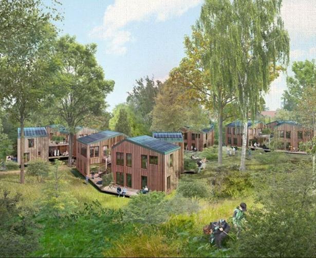 Der Bau eines dieser geplanten Häuser auf der Seebrünnleinswiese wurde wegen möglicher schalltechnischer Konflikte verschoben.