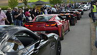 Die Ausfahrten der PS-starken Sportwagen waren f&uuml;r die Besucher ein Highlight.