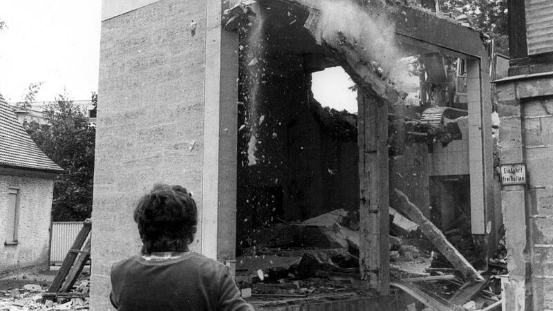 Hintere Gasse 34: Der größte Teil der Gebäude der einstigen Brauerei Hubmann fiel 1979 der Baggerschaufel zum Opfer.