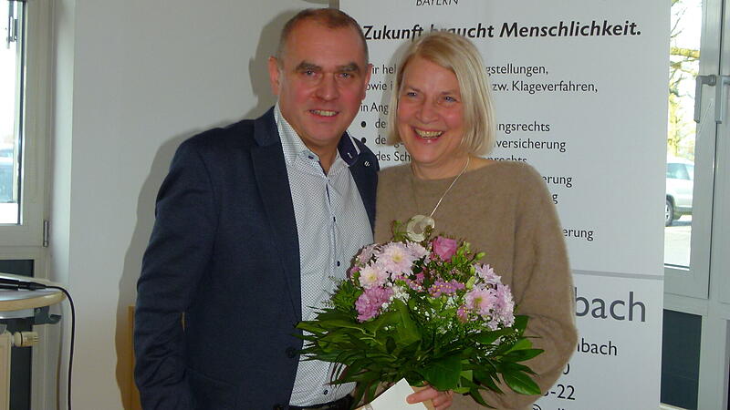 Stefka Kodisch wurde nach fast 30 Jahren T&auml;tigkeit f&uuml;r den VdK-Kreisverband Kulmbach von Vorsitzendem Alexander Wunderlich verabschiedet.