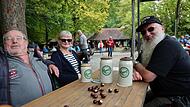 Viele Besucher feierten den Abschluss der Bierkellersaison in Hallerndorf auf dem Roppelt's Bierkeller.