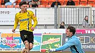 Sport Fu&szlig;ball Saison 2026 / 2027 Regionalliga Bayern  12. Spieltag Samstag 03.10.2026 Spielort Bayreuth Hans-Walter-Wild-Stadion Spielbeginn 14.00 h    SpVgg Bayreuth gegen TSV 1862 Landsberg  Halbzeitergebnis 2:0 Endstand 5:0 Tor 4:0 Niklas Doll gegen M