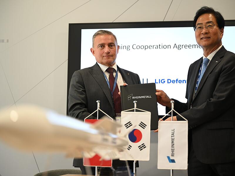 Rheinmetall kooperiert mit südkoreanischer Firma LIG D&A Rheinmetall kooperiert mit südkoreanischer Firma LIG D&A