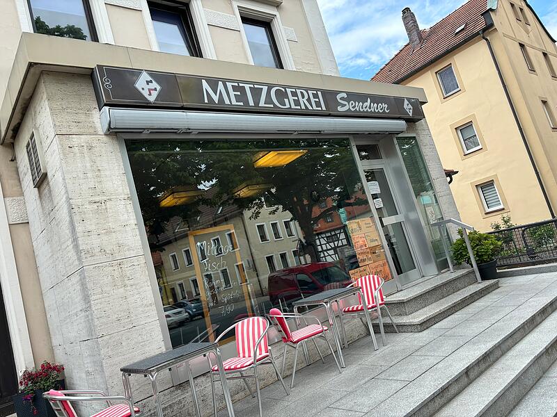 Die Metzgerei Sendner in der Wallstraße in Forchheim schloss nach vielen Jahren Betrieb im Januar2025.