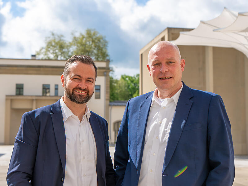 Daniel Bahn und Sebastian Dresbach führen seit Jahresbeginn für die Geschäfte bei der Staatsbad GmbH Bad Kissingen. Daniel Bahn und Sebastian Dresbach führen seit Jahresbeginn für die Geschäfte bei der Staatsbad GmbH Bad Kissingen.