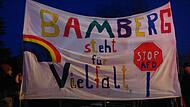 Die Demonstranten machten deutlich, wofür sie sich einsetzen und wofür sie stehen.