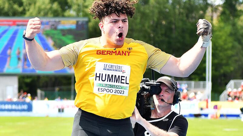Merlin Hummel jubelt über Silber bei der U23-Europameisterschaft. Nun will er zu den Olympischen Spielen. Merlin Hummel jubelt über Silber bei der U23-Europameisterschaft. Nun will er zu den Olympischen Spielen.