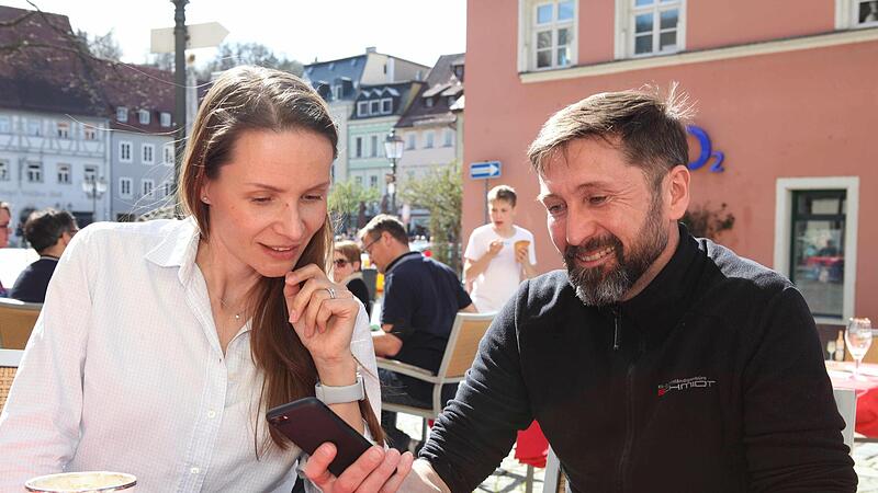 Nataliia Baraulja-Vernygora hat den Film gedreht. Der Kulmbacher Alexander Schmidt, der sich in der Flüchtlingshilfe engagiert, hat sie unterstützt. Nataliia Baraulja-Vernygora hat den Film gedreht. Der Kulmbacher Alexander Schmidt, der sich in der Flüchtlingshilfe engagiert, hat sie unterstützt.