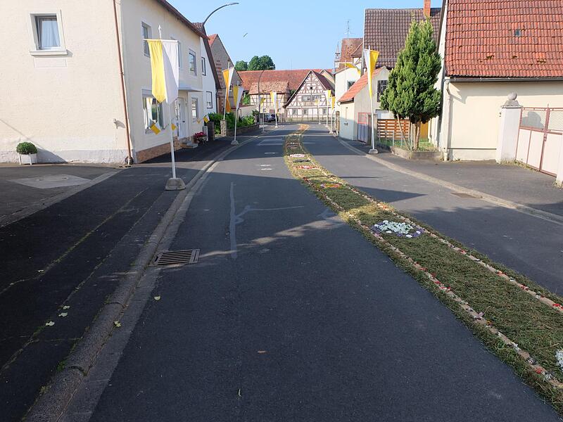 Fronleichnamsprozession in Thundorf
