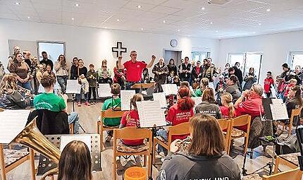 Beim Tag der offenen T&uuml;r des Musik-und Spielmannszugs Forchheim zeigten die jungen Talente ihr K&ouml;nnen.