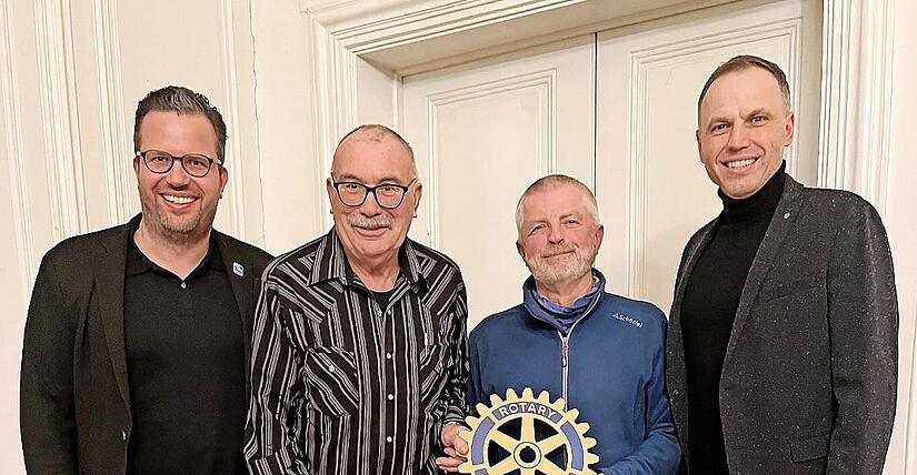 Nico Sauer (Rotary Bad Kissingen), Manfred Egert (Rh&ouml;nklub Bad Kissingen), Horst Karl (Rh&ouml;nklub Bad Kissingen), Steffen Krambo (Rotary Bad Kissingen).